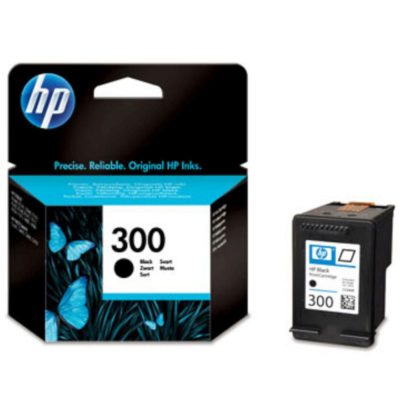 hp 300 Ink Cartridge, Black Single Pack, CC640EE